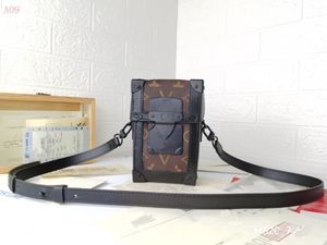5A Klasyczna luksusowa designerska moda brązowa oryginalna skórzana torebka torebki na ramię Crossbody Torka portfel portfel Portandę Kobiety zamek błyskawiczny torba komunalna
