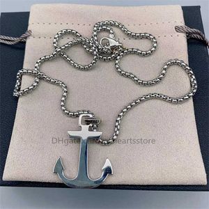 Pendant Necklaces Jewlery Designer for Amulet Women Luxury Anchor Fine Jewerly Necklace Without Stone Good Quality No Lose Color Free fashion Shipping