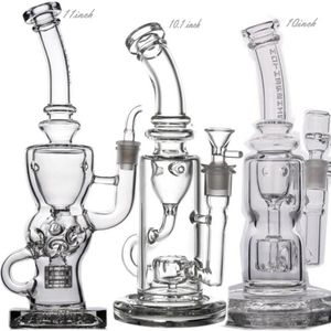 Big Tall Thick Glass Fab Eggs Bongs For Hookah Smoking Beaker Bong Heady Dab Rigs Water Pipes Glass Oil Rigs With 14mm Joint Quartz Banger