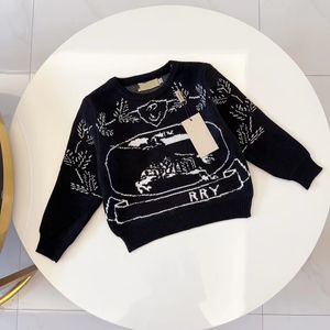 Yürümeye başlayan çocuk kıyafetleri çocuk kazak bebek süveteri çocuk tasarımcısı haldigan burbe erkek kız unisex sonbahar kış sweatshirtler sıcak mektup basılı jumper giyim 7 stilini koru