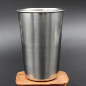 Caneca de cerveja de metal, copo de aço inoxidável de 16 onças, inquebrável, sem bpa, ecológica para beber, utensílios para bebidas