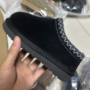 Çocuklar yürümeye başlayan çocuk Tasman II terlik tazz bebek botları kestane kürk slaytlar koyun derisi shearling klasik ultra mini bot kış hardal tohumu katırları slip-on yün küçük büyük