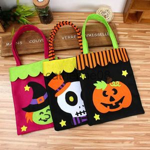 Wrap Prezent Halloween torba na torba czarna kota torba na cukierki Torka lub traktowanie festiwalu duchów Parti Wesoły Helloween Day Decor for Kids Bag prezentowy x1007