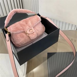 Designer tabby handväskor lyxiga coa kvinnor fluffiga axelpåsar hobo väska totes purses purs fuzzy crossbody väska plånbok 5a+ toppkvalitet med originallådan höst och vinter