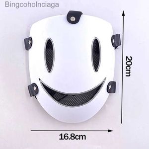 Tematdräkt LED-mask Anime High-Rise Invasion Sniper Mask Japanese Tenkuu Shinpan Cosplay Come Accessories Halloween Party Maskl231005