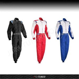 Inne odzież Go Kart Racing Suit F1 Profesjonalne kombinezony kombinezony wyścigowe kombinezony wodoodporne kombinezony mężczyźni dryfowanie samochodu Race Race unisexl231007