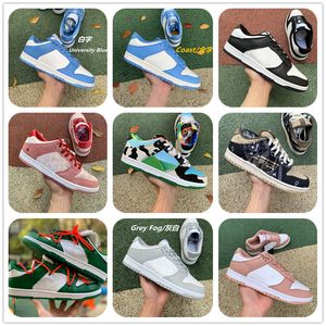 남성 여성 팬더 흑백 Sean Cliver Kentucky Syracuse UNC Blue Running Shoes 청키 녹색 그림자 비둘기 이상 운동화