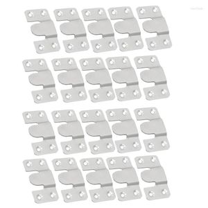 Frames 20Pcs Stainless Steel Po Frame Hook Picture Hangers Wall Hanger Display