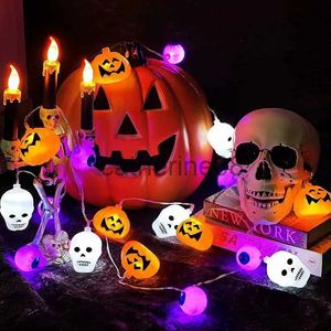 Other Event Party Supplies 2023 New Halloween Pumpkin Ghost Skull Eyeball Festival Party Decorative Lights LED Halloween Ghost Festival String Lights x1009