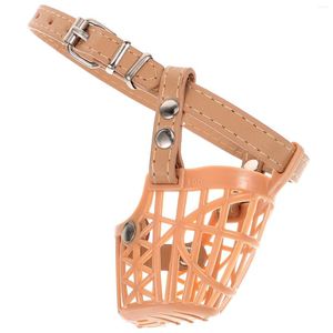 Dog Collars Pet Puppy Plastic Basket Type Adjustable Training Muzzle Anti-biting For Biting And Barking Brvewho Dogs