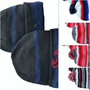 Houston Beanies Bobble Hats Beyzbol Top Kapakları 2023-24 Moda Tasarımcı Kova Şapkası Tıknaz Örgü Faux Pom Beanie Noel Şapkası Spor Örgü Şapkalar A1