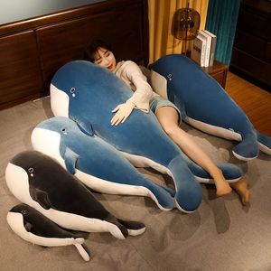 かわいいクジラのぬいぐるみ枕睡眠ベッド人形布人形