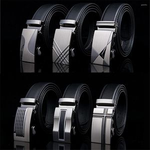 Belts Men Automatic Buckle Male Leather Belt Strap For High Quality Casual