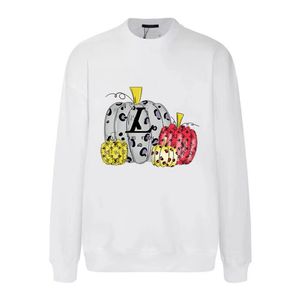 Mäns plus storlek hoodies tröjor nya AOP Jacquard Letter Printing Knittad tröja Anpassad Jacquard Stickmaskin Förstorad detalj Rund halströja T3V11