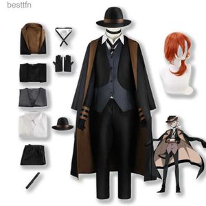 Tema kostym bungo stray dogs cosplay nakahara chuuya halloween come anime kläder disfraz vuxeno fantasias deguisement garcons hombrel231007