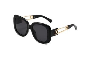 Óculos de sol de luxo feminino lunette para homens óculos polarizados óculos com caixa praia sol à prova de sol pequeno quadro moda óculos de sol preto branco AAA8652