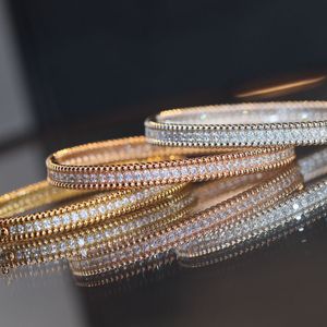 bracelet designer bangle vans cleef bracelet four leaf clover kaleidoscope bracelet for women rose gold high-end feel narrow version diamonds starry stars jewelry