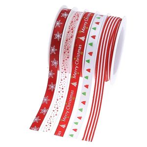 Juldekorationer 5 Roll julband Holiday Party Decoration Box Wrapping Diy Craft For Festival Decor 231006