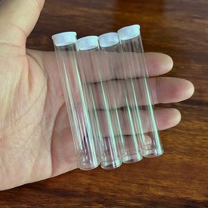 PP Leeres Kunststoffrohr 75 mm Paketbehälter Verpackung für 0,3 ml 0,4 ml 0,5 ml 0,6 ml 1 ml O Pen Glaskartusche Knospe Keramiktank DHL