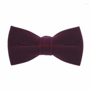 Yay bağları ayarlanabilir bowtie kadife erkek aksesuarları boyun kravat fantezi önceden bağlı hediye parti elbisesi düğün yetişkin moda mp71