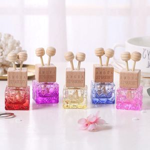 10ml Water Cube Auto Air-Outlet Perfume Bottle Empty Car Air Freshener Vent Clip Essential Oil Aromatherapy Fragrance Diffuser Containe Xonb