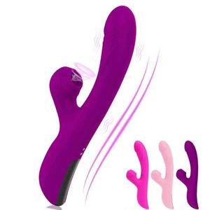 Sexspielzeug für Erwachsene für Frauen, Kaninchen-Dildo-Vibrator, 10 Modi, beheizbar, Vagina, Klitoris, Sauger, G-Punkt-Massagegerät, Analstimulator, erotisches Sexspielzeug für Frauen, Paare