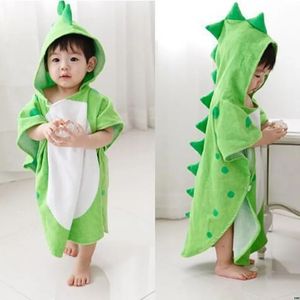 Asciugamani Accappatoi con cappuccio con zampa di dinosauro Poncho Asciugamano da bagno per bambini con cappuccio Asciugamano da spiaggia per bambini Accappatoio per neonati 231007