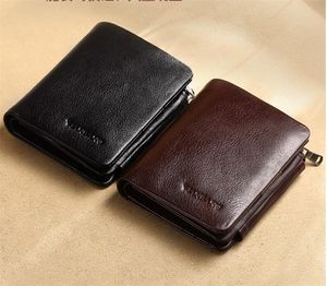 Luxury brand Men and women Leather Short wallet Slim Male Purses Money Clip Credit Card Dollar wallets with box