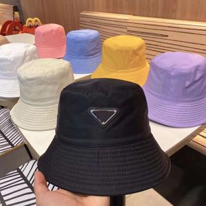 Triangle label fisherman hat 21 versatile fast drying Korean P family trend solid color couple sun visor cap