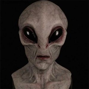 Kostium motywu Halloween Alien Mask Scary Horrible Horror Alien Ersoft Mask Mask Dekoracja imprezy zabawna Cosplay Prop Masks Newl231008