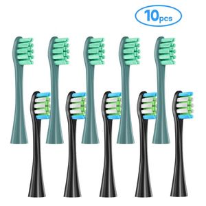 Toothbrushes Head Toothbrush Heads for Oclean X PROZ1F1OneAir 2SE 10Pcs Set Replacement Soft DuPont Nozzles Vacuum Sealed Packaged 231006
