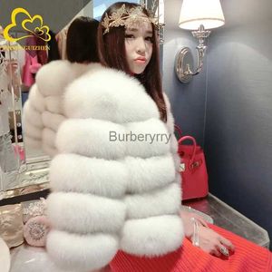 Women's Fur Faux Fur FANPUGUIZHEN Women Coats Autumn Winter New Fashion Pink Faux Fur Coat Elegant Thick Warm Outerwear Fake Fur Woman JacketsL231007