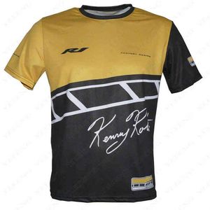 F1 TシャツPoio Moto GP for Yamaha R1 60th Anniversary Racing Team Summer Motorcycle Riding Breseable Clothing Superbike High Qua305f