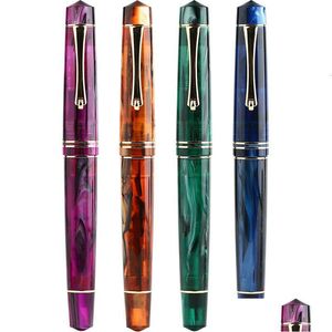 Fountain Pens Wholesale Majohn M800 Acrylic Luxury Pen Bock Nibs F Nib Ink Beautif Writing Office Supplies Gifts Drop Delivery Schoo Dhskx