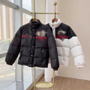 G Family Men's Short Down Jacket z klasycznymi paskami modne i popularne handel zagraniczną grubą kaczkę do góry wersja CEILIINGV3E2