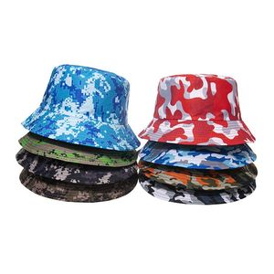 Sunshade Bucket Hat Beach Fisherman Cap Women Visor Hats Outdoor Mens Caps Camouflage Basin Panama Fashion Accessories