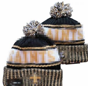 Saints Beanies New Orleans Bobble Hats Baseball Ball Caps 2023-24 Fashion Designer Bucket Hat Chunky Knit Faux Pom Beanie Christmas hat Sport Knit Hats A5