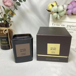 Candele profumate all'incenso di alta qualità Profumo di ciliegia perduta favoloso vaniglia legno di oud soleil blanc Candela profumata Bougie Parfume London Profumo di cera a lungo odore Regalo di fragranza