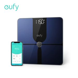 Весы для взвешивания тела eufy от Anker Smart Scale P1 с Bluetooth Весы для определения жира Беспроводные цифровые весы для ванной комнаты 14 измерений Вес/жир 231007