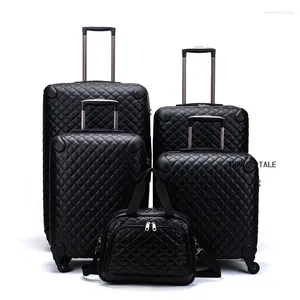 Carrylove Leather Spinner Suitcase Set - Women's Hand Luggage, Cabin-Friendly, 16