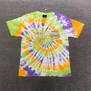 T-shirt da uomo 2022ss Tie Dye Chinatown T-shirt Uomo Donna Qualità China Town Market Top Tee Streetwear296P