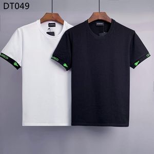 DSQ Phantom Turtle Men's T-shirts Mens Designer T Shirts Black White Back Cool T-shirt Men Summer Fashion Casual Street T-Shi234C