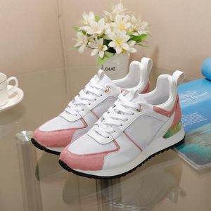 Luxur Designer Run Away Sneaker Circle Wedge Yttersole med smart ökande effekt Rinnande sko -stil