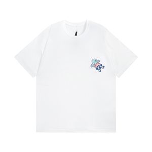 W850710 남성 T 셔츠 셔츠 탑 티셔츠 스포티 한 여자 티 트렌드 디자이너 면화 소매 Tshirts 의류 거리 반바지 소매 의류