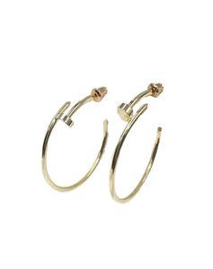 2022 New Luxury Hoop earring for woman High Quality 18K Gold Nail Earrings European Fashion Designer Jewelry Gifts6448911