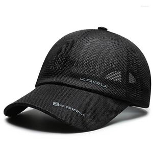 Ball Caps Summer Mesh Baseball Cap Mężczyźni Women oddychający snapback tata kapelusz kość na zewnątrz kamuflażu ciężarówki hip -hopowe swobodne filta przeciwsłoneczne młodzież