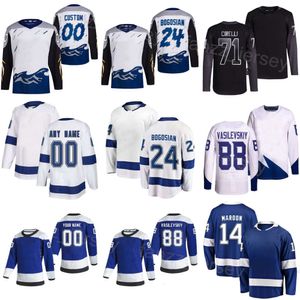 UOMINO DONNE RAGAZZO HOCKEY 81 Maglie Erik Cernak 14 Pat Maroon 24 Zach Bogosian 84 Tanner Jeannot 71 Anthony Cirelli 88 Andrei Vasilevskiy 48 Nick Perbix Stadium Series