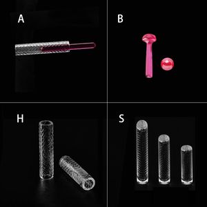 Ruby Pill Hollow Pillar Set Terp Pearls Beads Insert Insert Dab Rig Quartz Banger Nails Water Bong Smoking Shop 18mm 25mm 30mm 40mm