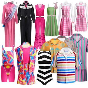 Tema Costume Film Babie Princess Cosplay Margot Robbie Babie Ken Come for Women Adult Halloween Carnival Party Giochi di ruolo Vestiti TravestimentoL231007