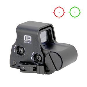 Tactical 556 Red Green Dot Scope Holographic Reflex Sight Weapon Sight Airsoft Hunting Riflescope Optics with Integrated 5/8" 20mm Weaver Mount